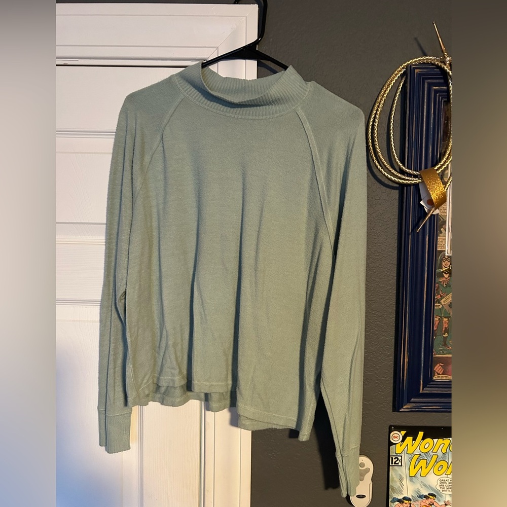 Abercrombie & Fitch Mint Ribbed Sweater